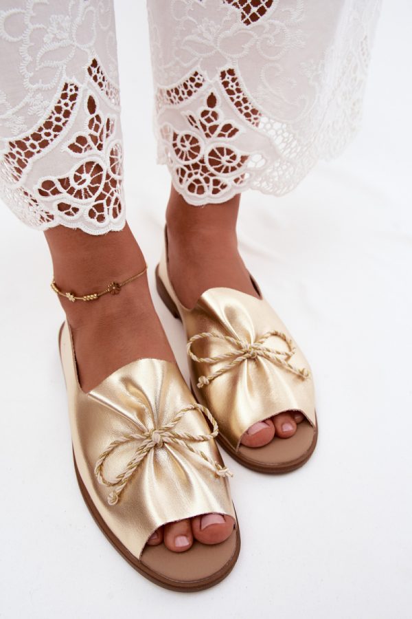 yellow Sandals model 228776 Step in style