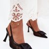 1127936 black Heel sandals model 228779 Step in style