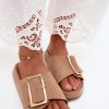 1127950.jpg Beige Platform Sandals in Sandals & Flip-Flops For Women with Fabric, Footbed and Platform Height