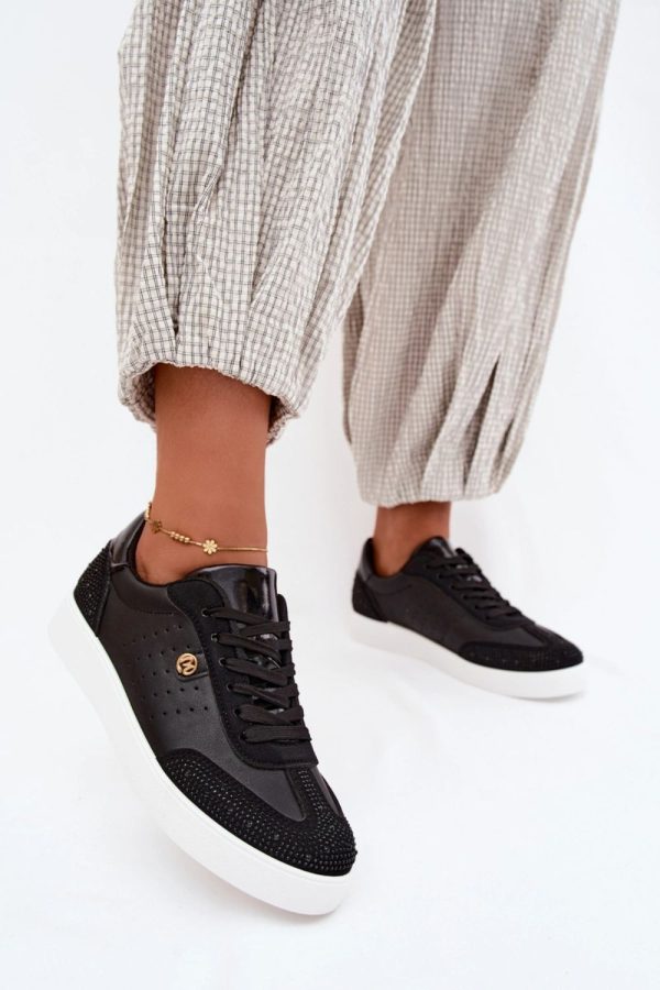 black Platform sneakers model 228740 Step in style