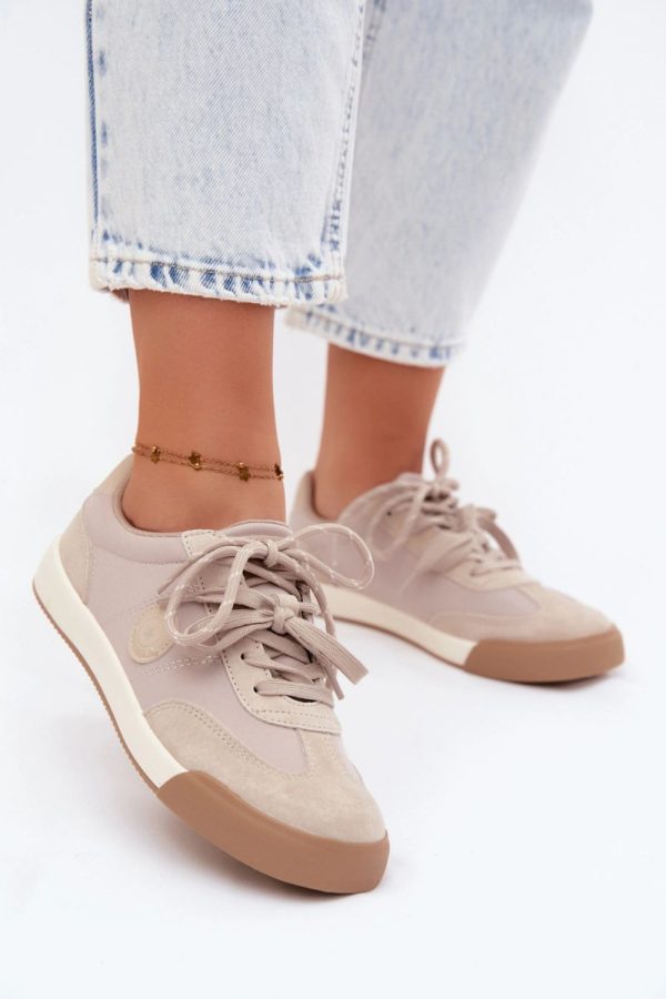 beige Sport Shoes model 228747 Step in style