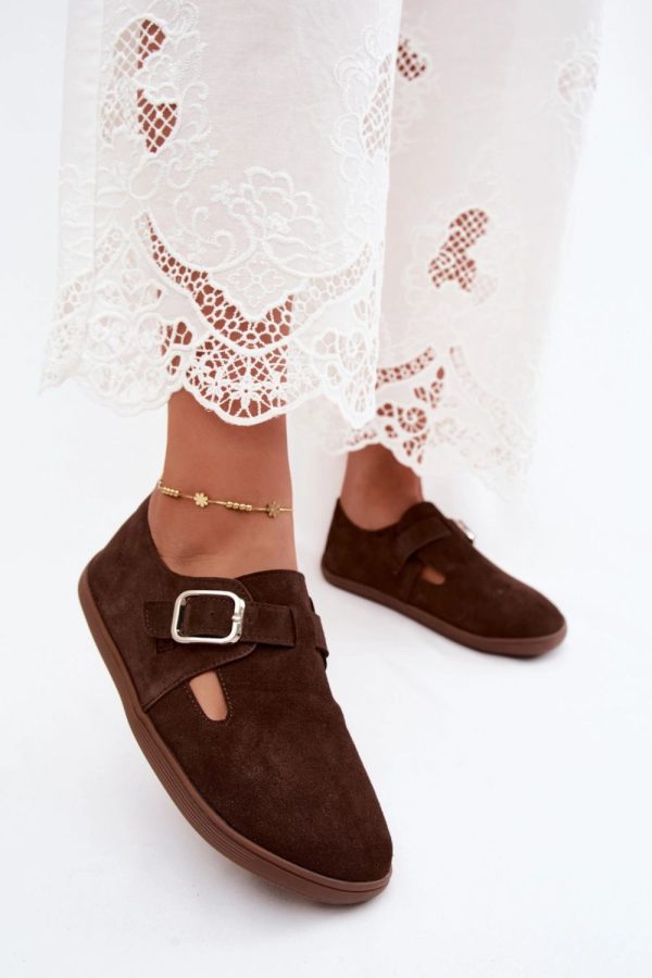 brown Half shoes model 228754 Step in style
