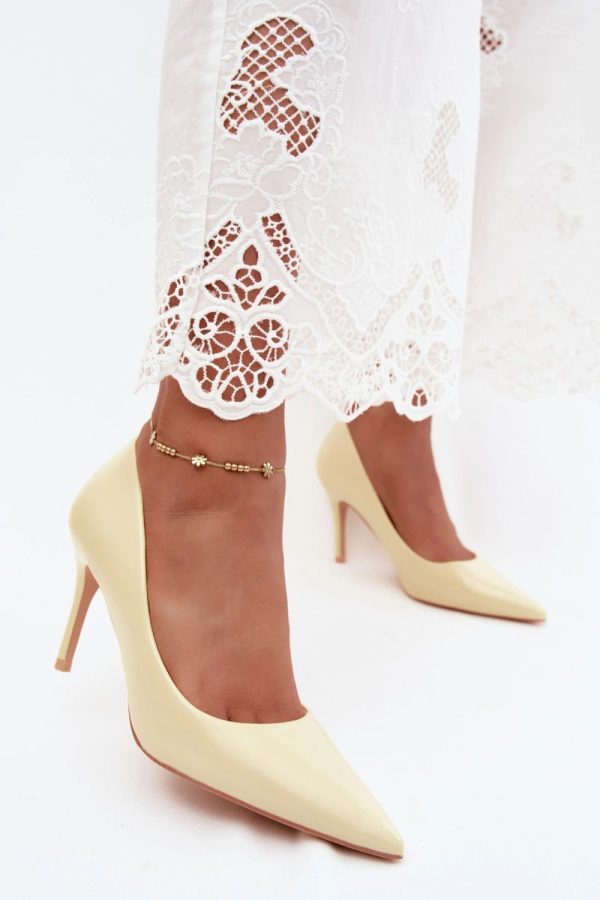 yellow High heels model 228774 Step in style