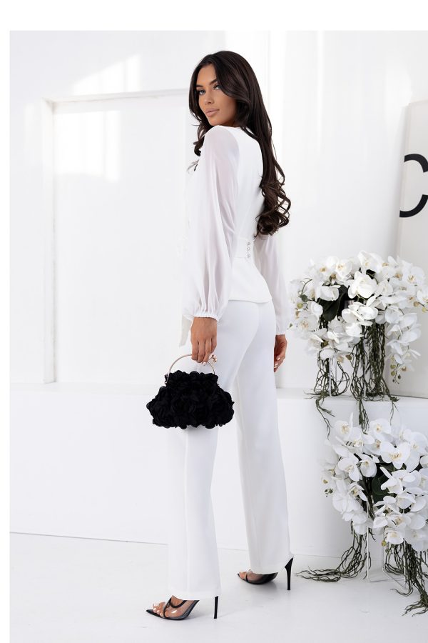 Beige Set in Pants, Trousers, Shorts with
