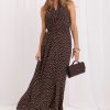 1128174 brown Daydress model 228857 Italy Moda