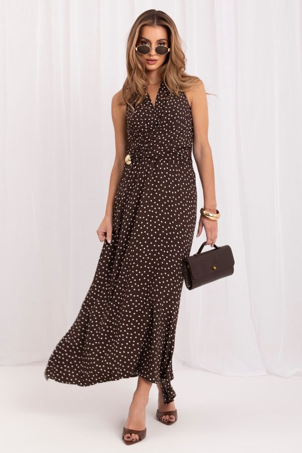 brown Daydress model 228857 Italy Moda