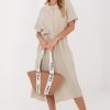 1128235 beige Daydress model 228878 Italy Moda