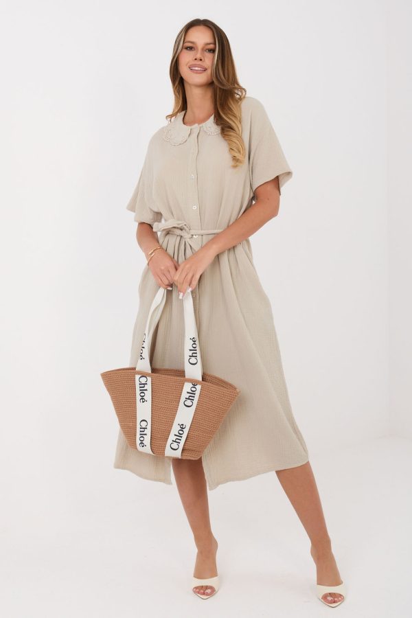 beige Daydress model 228878 Italy Moda