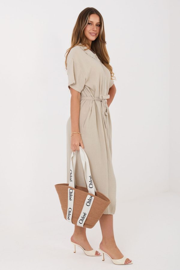 beige Daydress model 228878 Italy Moda