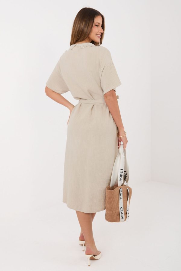beige Daydress model 228878 Italy Moda