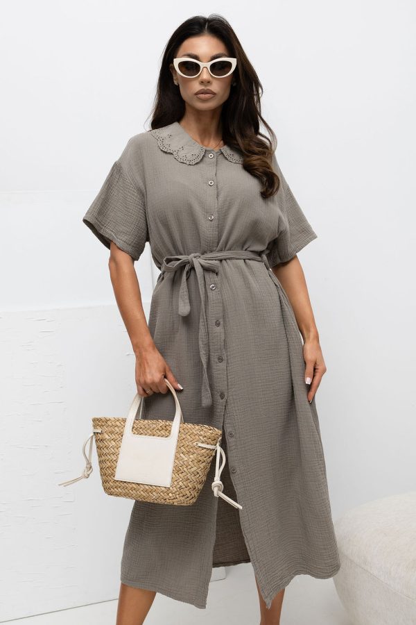 beige Daydress model 228879 Italy Moda
