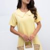 Yellow Daydress in Day Dresses with Spandex, Polyester and Viscose