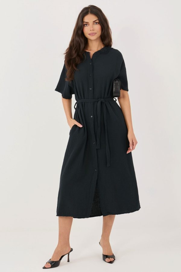 black Daydress model 228880 Italy Moda