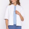 white Denim jacket model 228921 Nife