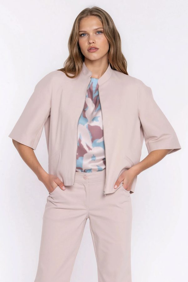 beige Denim jacket model 228923 Nife