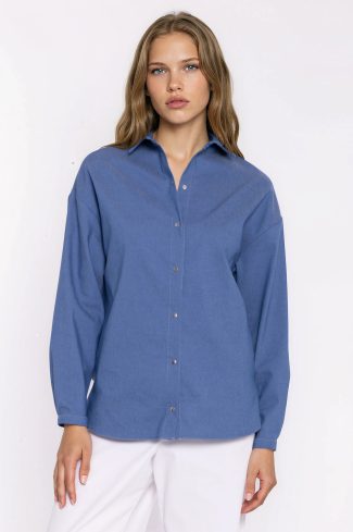 blue Long sleeve shirt model 228931 Nife