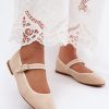 1128430 beige Ballet flats model 228933 Step in style