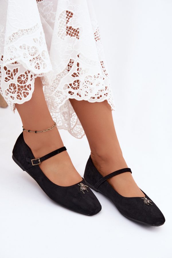 black Ballet flats model 228934 Step in style