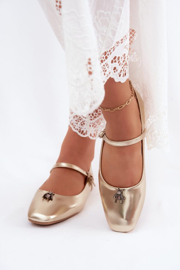yellow Ballet flats model 228936 Step in style