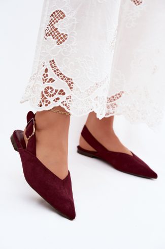 red Ballet flats model 228938 Step in style