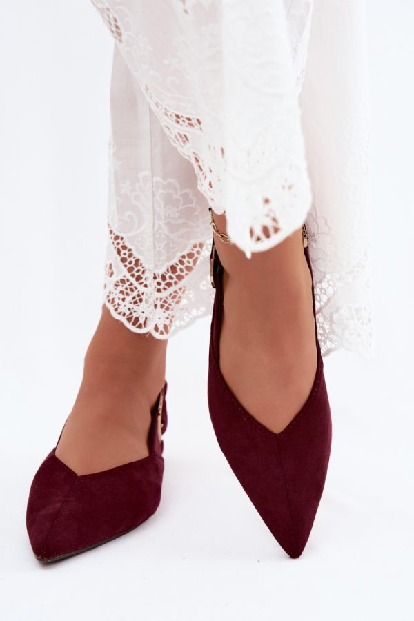 red Ballet flats model 228938 Step in style