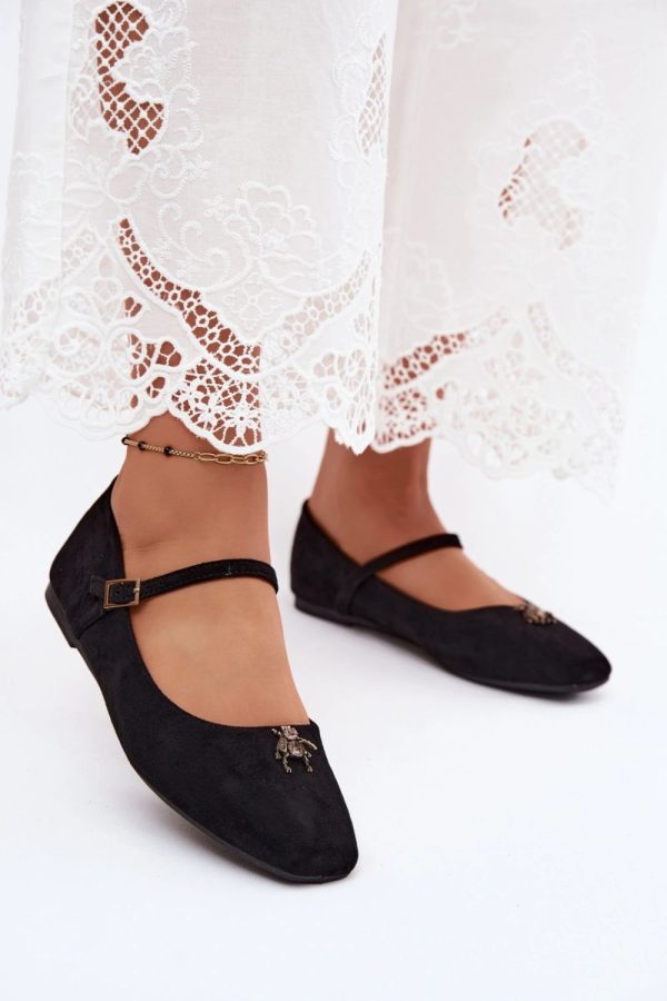 black Ballet flats model 228934 Step in style