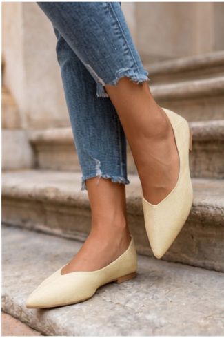yellow Ballet flats model 228944 Step in style
