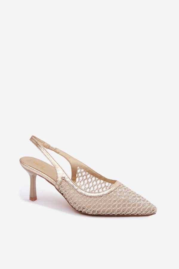 yellow Heel sandals model 228951 Step in style