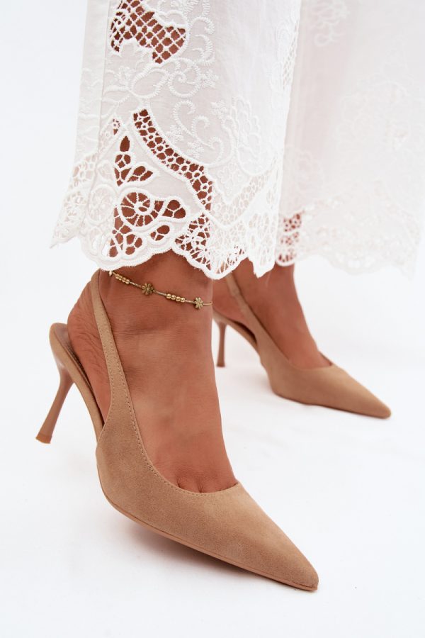 beige Heel sandals model 228953 Step in style
