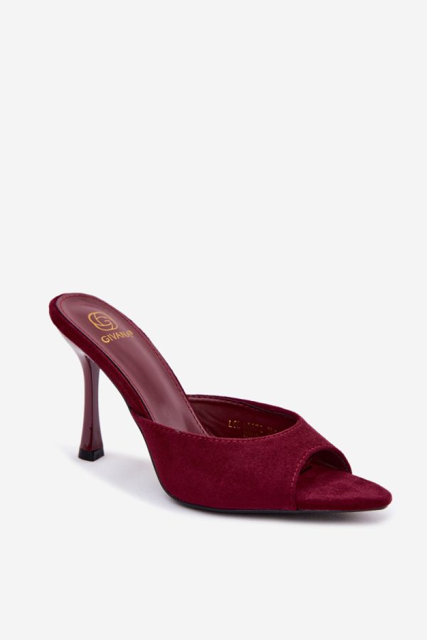 red Heeled sandals model 228980 Step in style