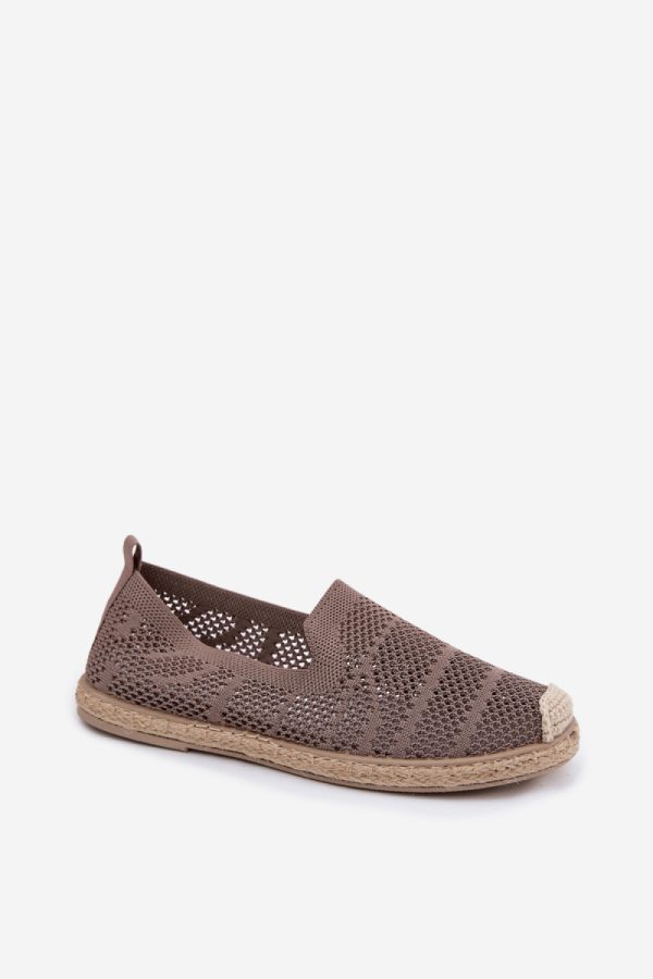 Beige Espadrille in Ballet Flats, Ballet Pumps For Women with Fabric, Footbed, Upper Height and Sole Height