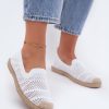 White Espadrille.Fabric, Footbed, Upper Height and Sole Height