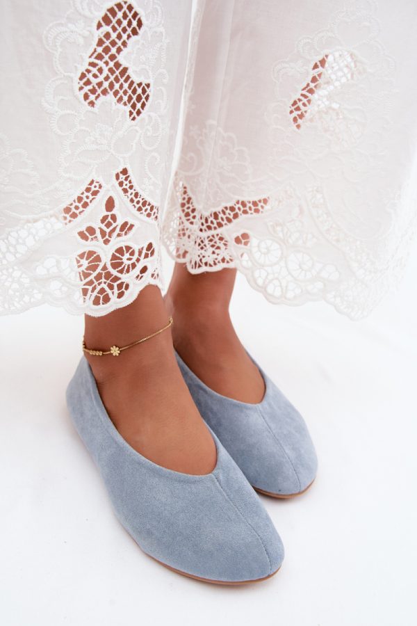 blue Ballet flats model 229000 Step in style