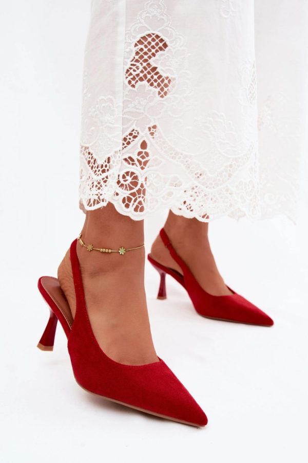 red Heel sandals model 228962 Step in style