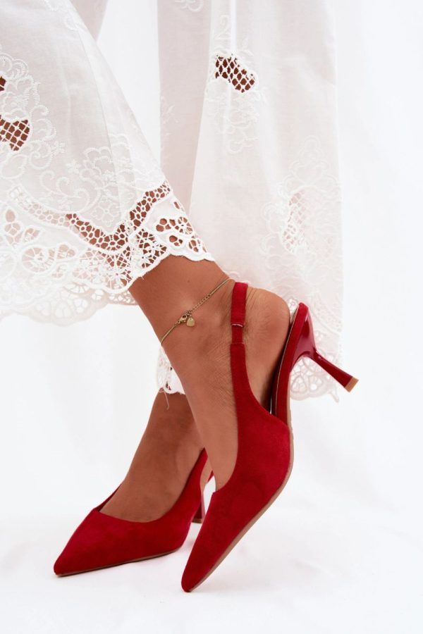 red Heel sandals model 228962 Step in style