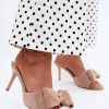 1128639 beige Heeled sandals model 228997 Step in style