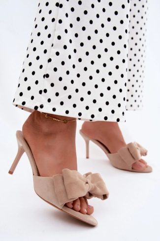 beige Heeled sandals model 228997 Step in style