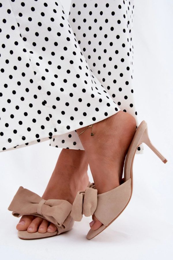 beige Heeled sandals model 228997 Step in style