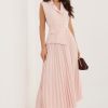 1128699 Pink Daydress in Day Dresses with Spandex, Polyester and Viscose