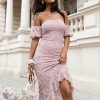 Pink Cocktail Dress in Formal Dresses, Cocktail Dresses with Polyester and Viscose