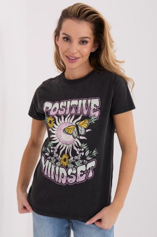 Grey T-shirt in Women`s Tops, T-shirts, Singlets with Cotton