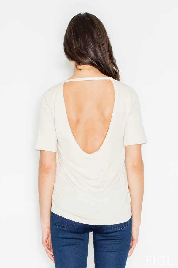 beige Blouse model 50061 Figl