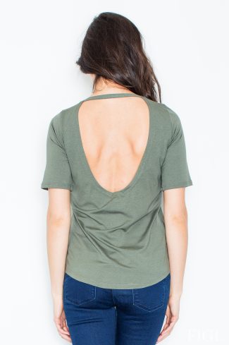 green Blouse model 50062 Figl