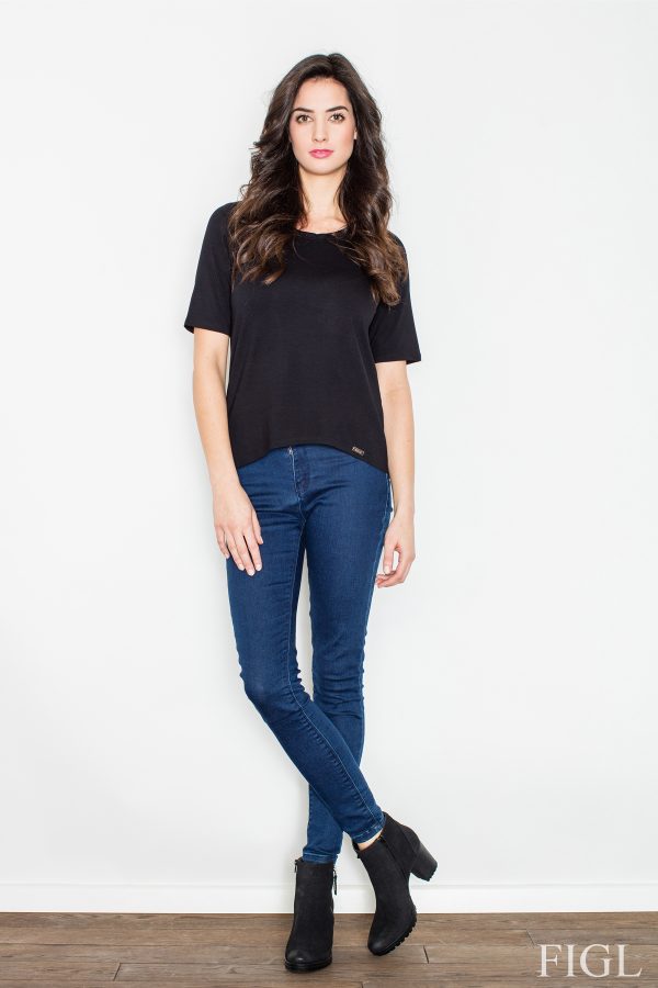 black Blouse model 50063 Figl