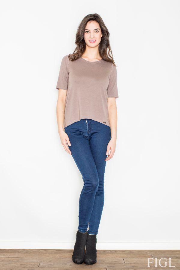 beige Blouse model 50064 Figl