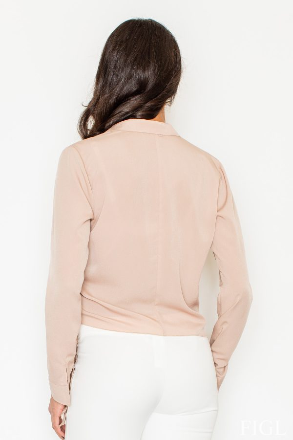 beige Blouse model 50066 Figl