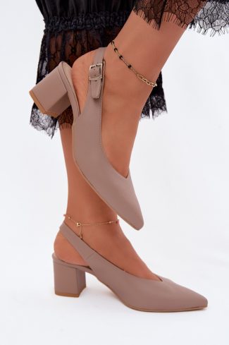beige Heel sandals model 229259 Step in style