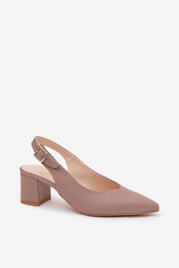 beige Heel sandals model 229259 Step in style