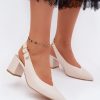 1129537 beige Heel sandals model 229263 Step in style