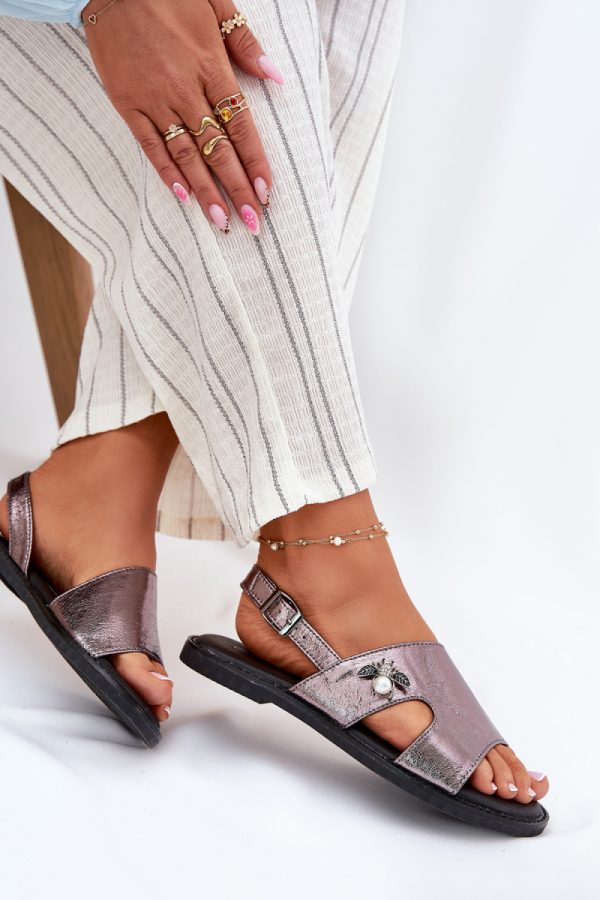 grey Sandals model 229265 Step in style